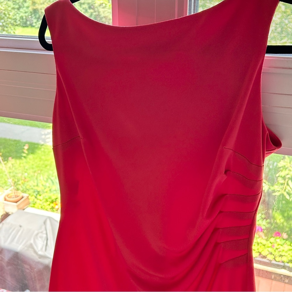 Anne Klein Day Dress Salmon Pink Size 14 - Picture 7 of 7